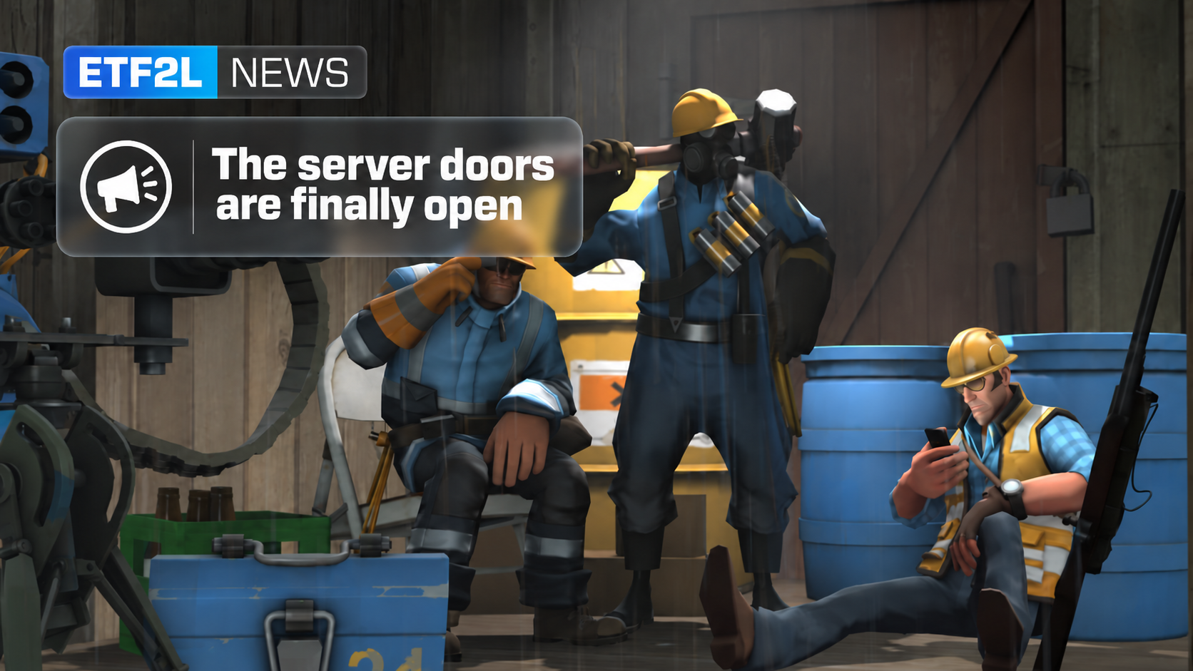 The Server Doors Are Now Open